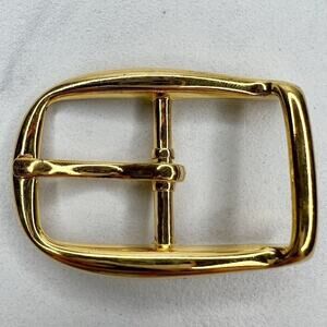Vintage Gold Tone Simple Basic Belt Buckle for up to 1 Inch Belt